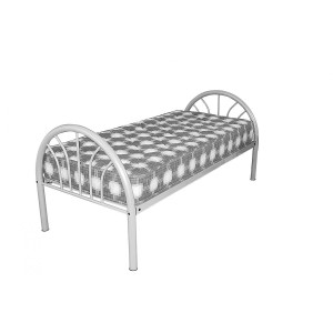 Elegant Single Bed Silver