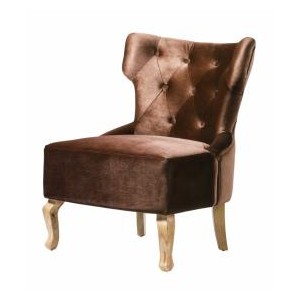 Norton Velvet Chair Brown (2s)